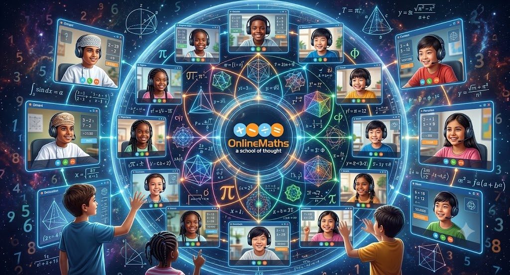 Students across the UAE and Gulf attending live CBSE maths online tuition classes on OnlineMaths